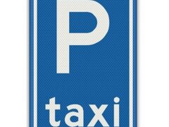 Placuta reflectorizanta  pentru parcare taxi